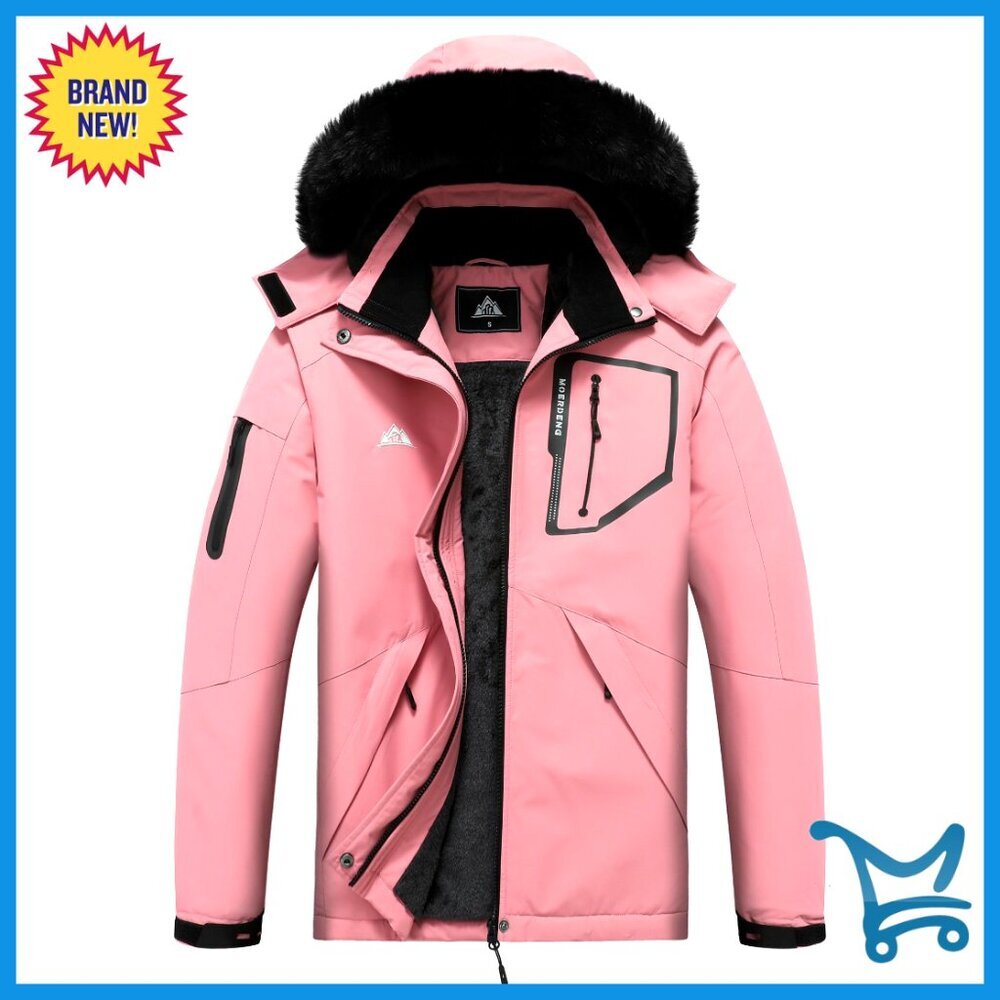 Waterproof Insulated Ski Jacket Warm Winter Coat for Snowboarding Hiking